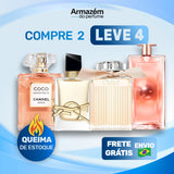 4 Perfumes Femininos (100ml) - Coco Mademoiselle | Libre Yves Saint Laurent | Chloé Signature | Lâncome Idôle (5 Anos Armazém do Perfume)
