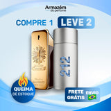 2 Perfumes Masculinos TESTER (100ml) - 212 MEN | 1 Million | (5 Anos Armazém do Perfume)