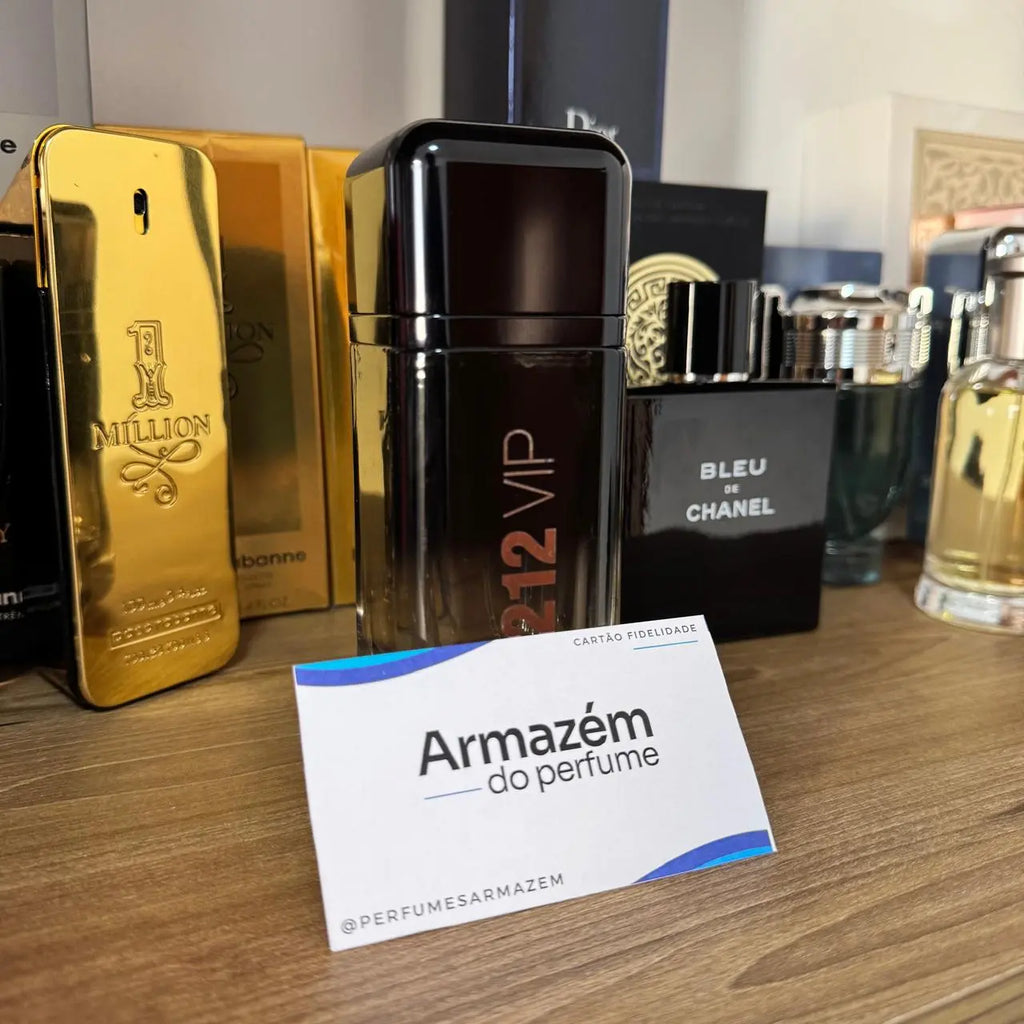 Combo 4 Perfumes Masculinos Importados (100ml) - 1 Million | 212 | Invictus | BLEU (5 Anos Armazém do Perfume)