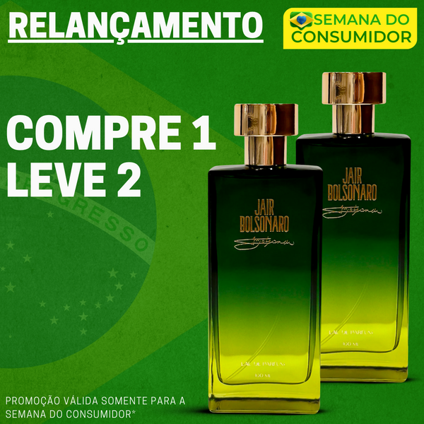 Relançamento Perfume JAIR BOLSONARO 100ml - (COMPRE 1 LEVE 2)